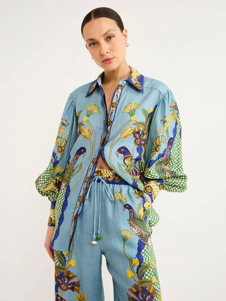 Peacock Print Set - Elka