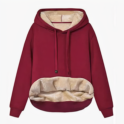 Fleece-lined hoodie - Serene