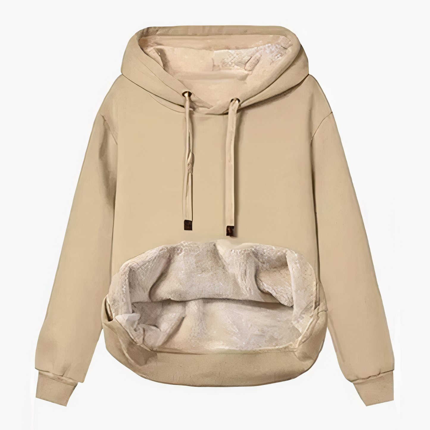 Fleece-lined hoodie - Serene