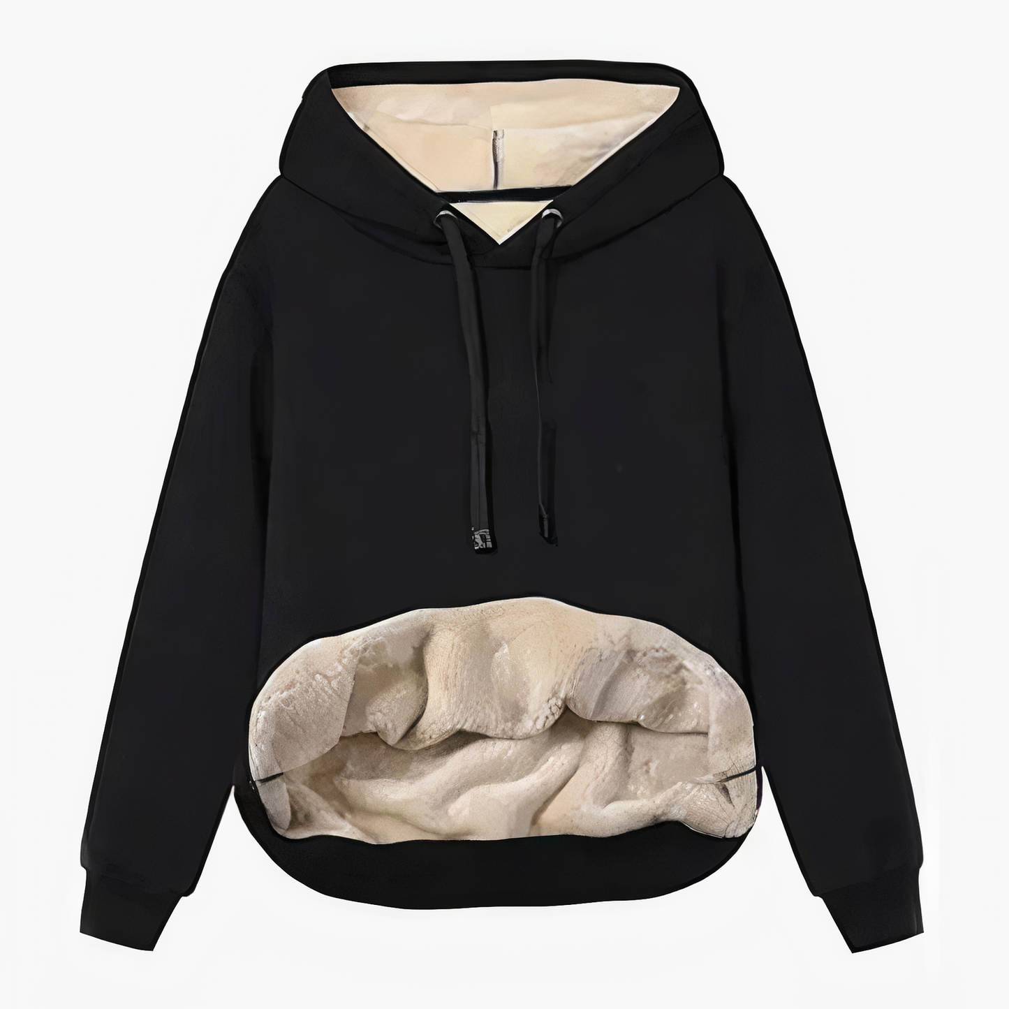 Fleece-lined hoodie - Serene