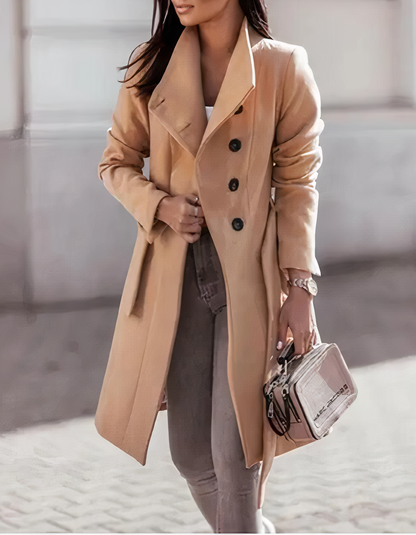 Chic trench coat with belt - Simone