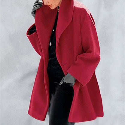 Stylish wool winter coat for women - Sonja