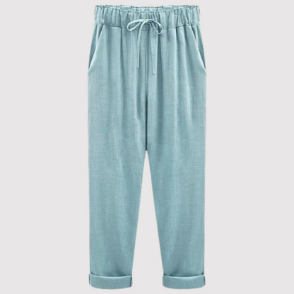 Agnes - Cotton and linen pants