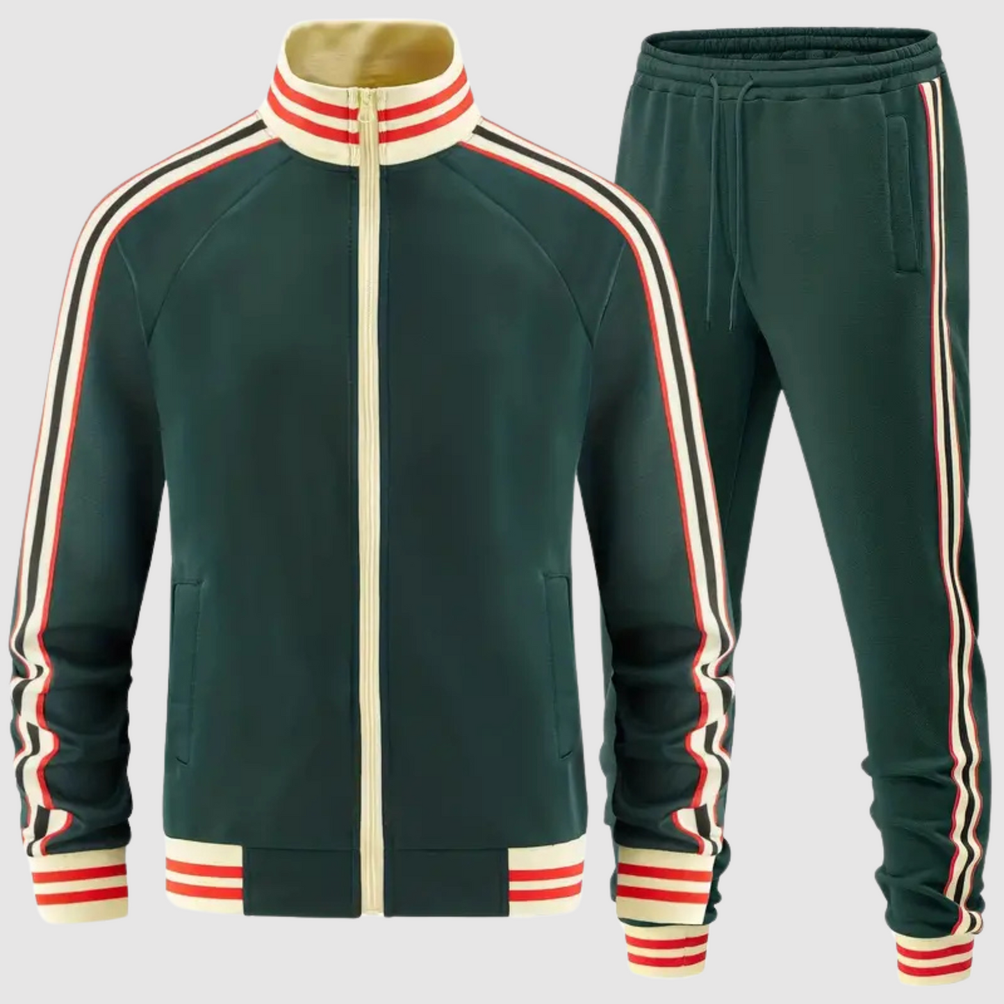 Oscar - Set of striped tracksuit and sports pants for men