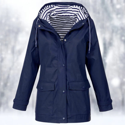 Waterproof and windproof jacket for women