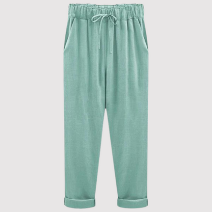 Agnes - Cotton and linen pants