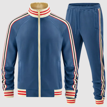 Oscar - Set of striped tracksuit and sports pants for men