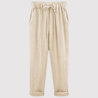 Agnes - Cotton and linen pants