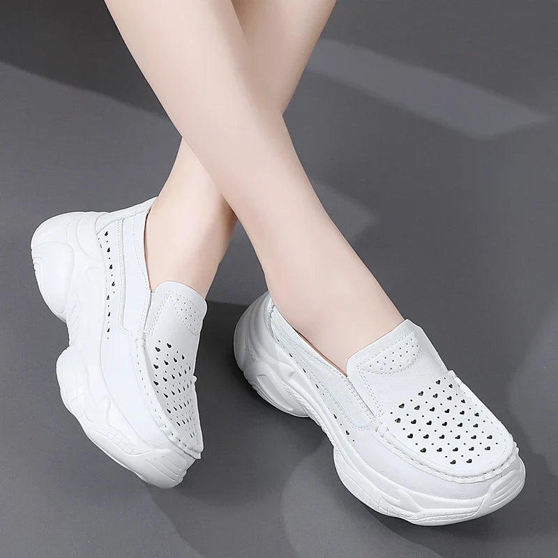 Breathable non-slip platform shoes for women - Aletta