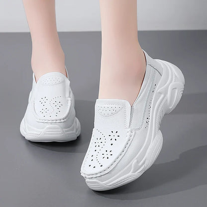 Breathable non-slip platform shoes for women - Aletta