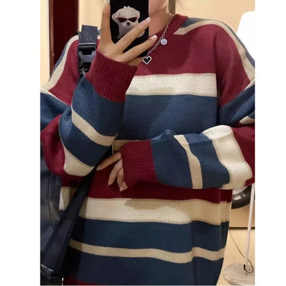 Striped sweater for women