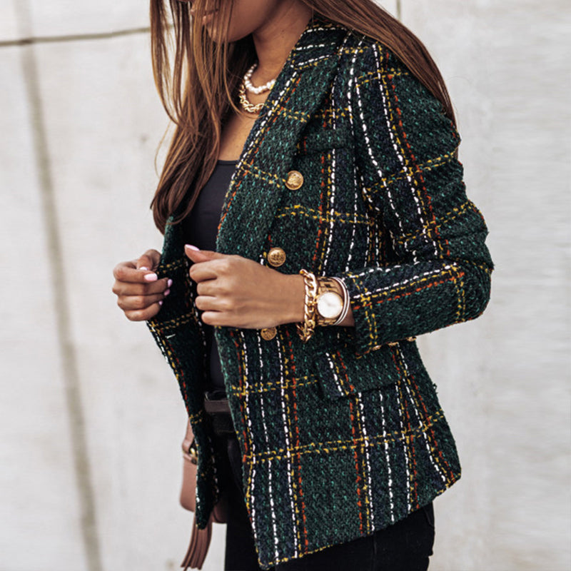 Tove - Chic checked blazer