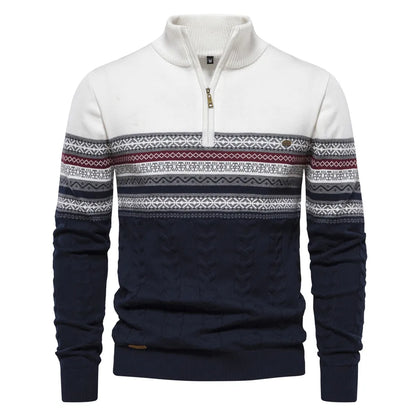 Yarvik Sweater | Men's Retro Pattern Sweater