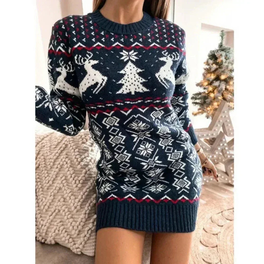 Sophia - Warm Christmas Dress for Women