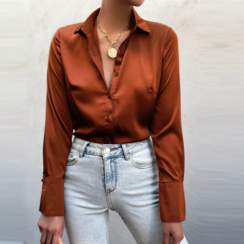 Sammie Satin Blouse | The perfect blouse for any occasion!