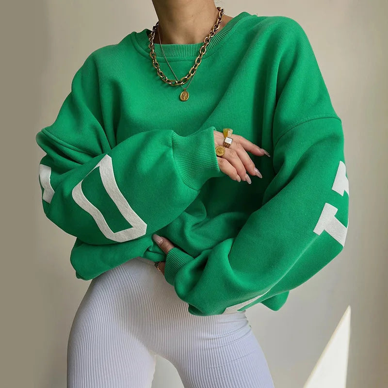 Olive | Sweatshirts with side print