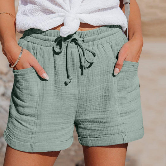 Shorts - Airy - Comfortable with Drawstring - Ideal for Summer Days