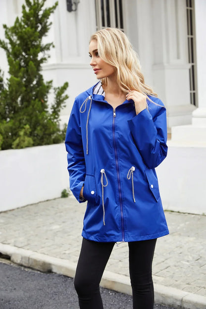 - Waterproof rain jacket