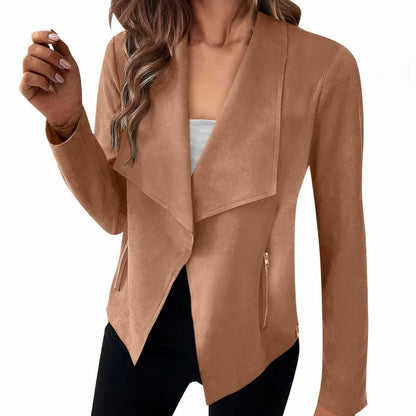 Suede blazer for women - Saskia