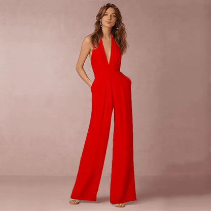 Wide Jumpsuit - Casual Style - High Quality Materials - Perfect for Everyday Use