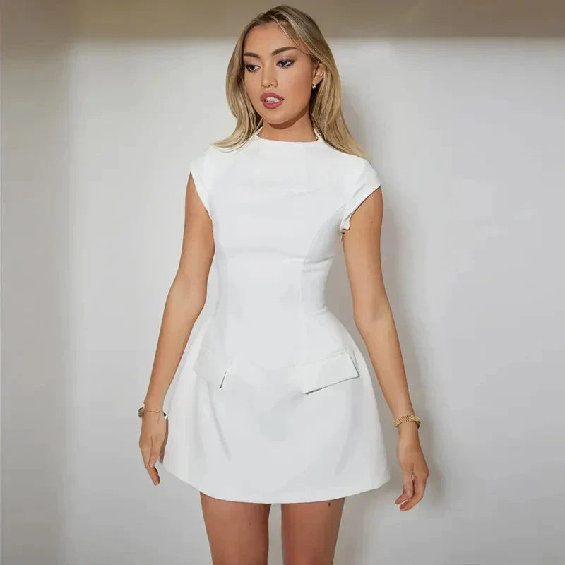 Tilly - A-line mini dress with pockets