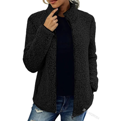 Winter fleece jacket for women - tryne