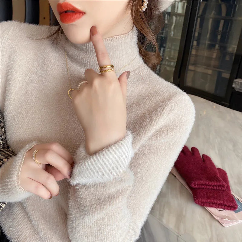 Valda- Winter fall sweater with turtleneck