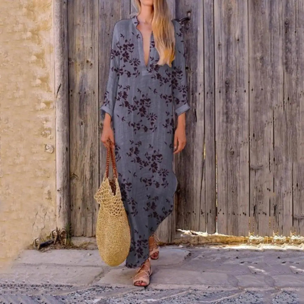 Clara - Cotton-linen dress