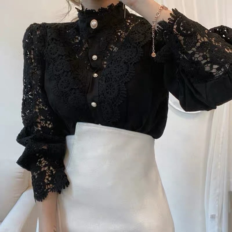 Lucy Lace Blouse | Classic, elegant & super cute!