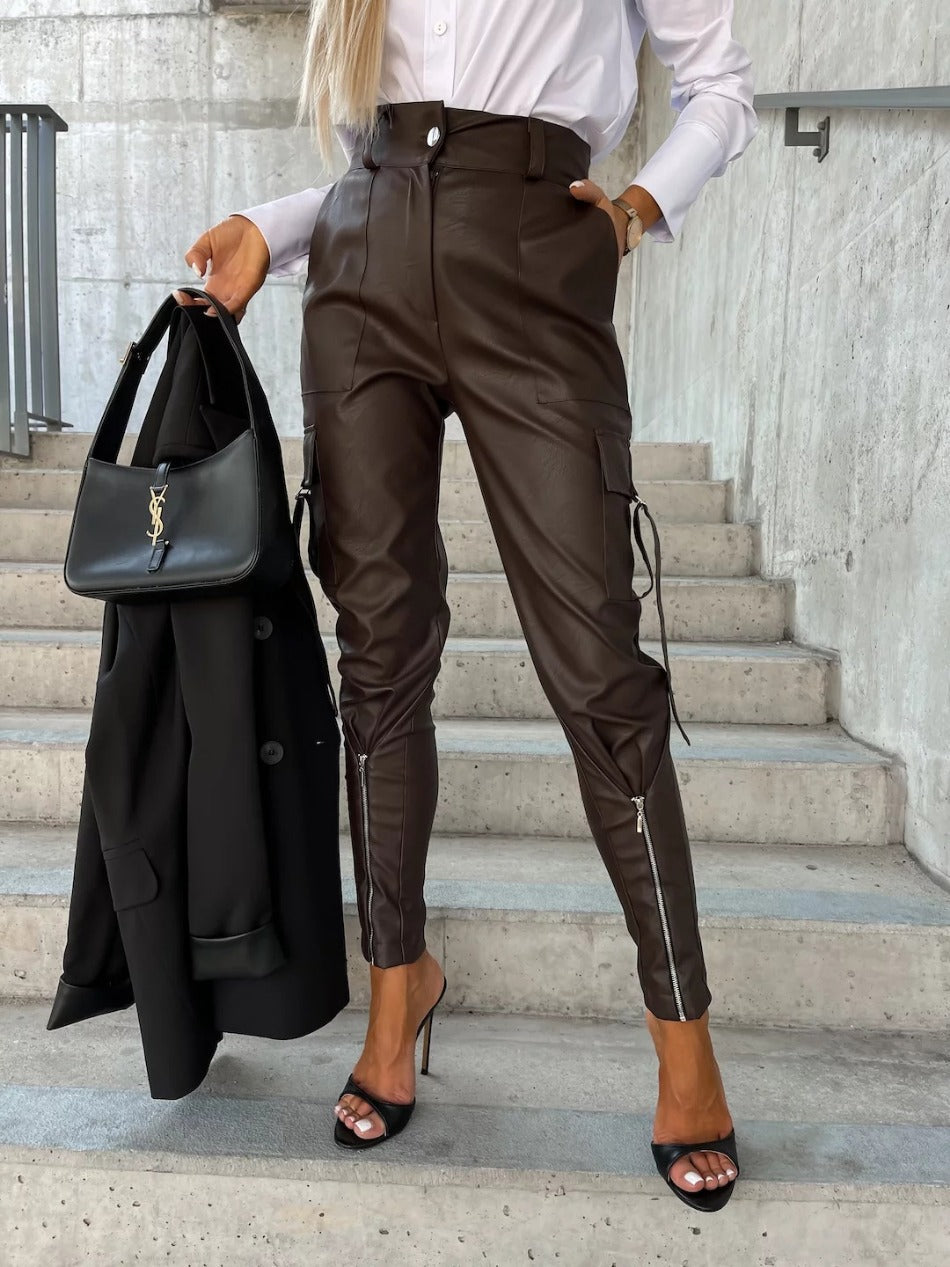 Chloé - Chic leather pants