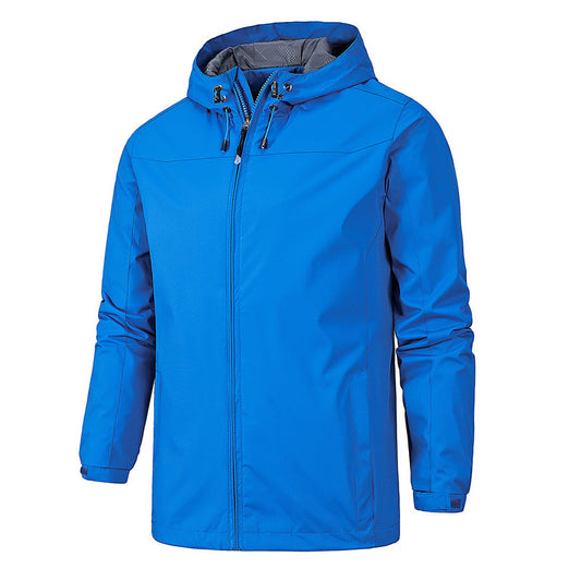 Elegant waterproof softshell jacket with hood for men | Perfect for fall/winter