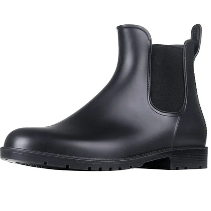 Stylish shiny waterproof boots