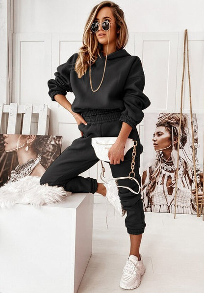 Jess-Mode - Casual winter sportswear tracksuit set for women