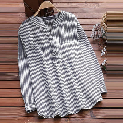 VALERIANA - Casual and elegant cotton blouse