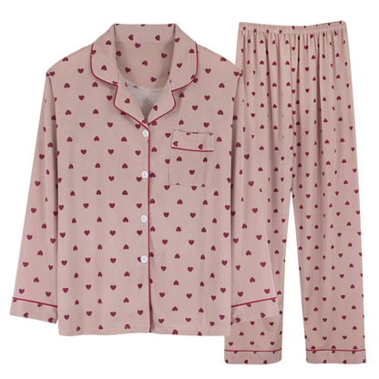 Jess-Mode | Comfortable Pyjama Set With Playful Print For Women