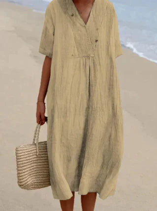 Amanda -Linen dress