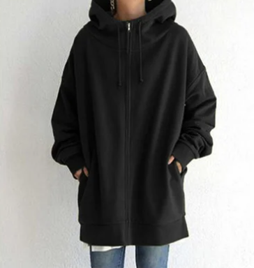 Amelie - Women's Hoodie with Zipper for Fall/Winter