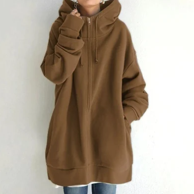 Amelie - Women's Hoodie with Zipper for Fall/Winter