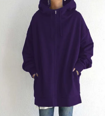 Amelie - Women's Hoodie with Zipper for Fall/Winter