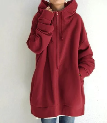 Amelie - Women's Hoodie with Zipper for Fall/Winter