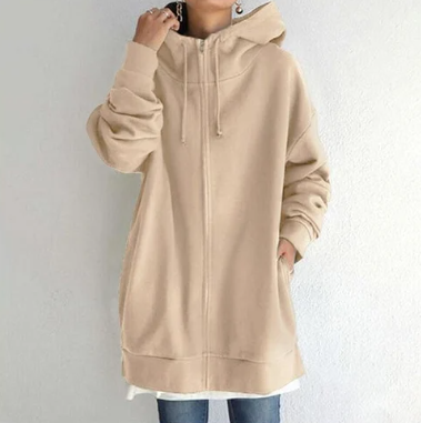 Amelie - Women's Hoodie with Zipper for Fall/Winter