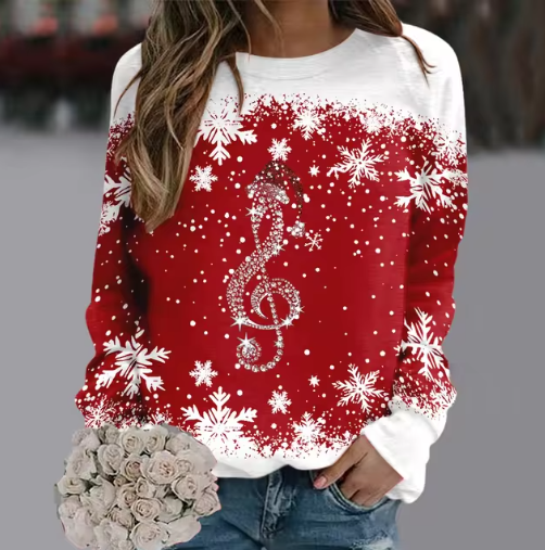 Jess Fashion | With Music Button And Snowflakes Warm And Stylish Winter Sweaters