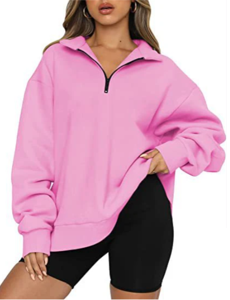 Charlotte - sweatshirt with collar for women