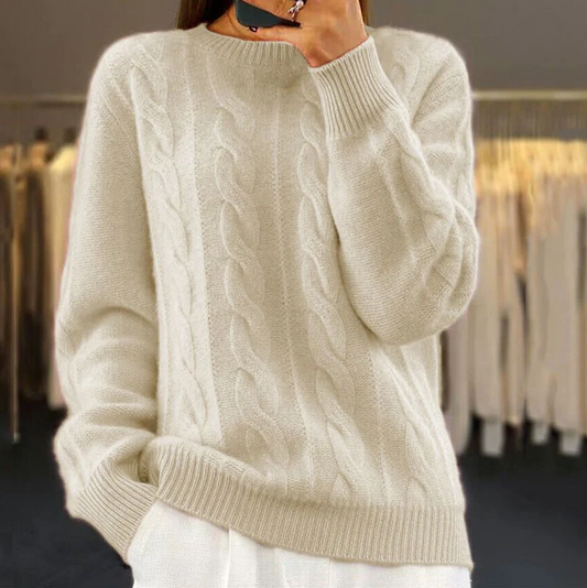 Warm knitted sweater