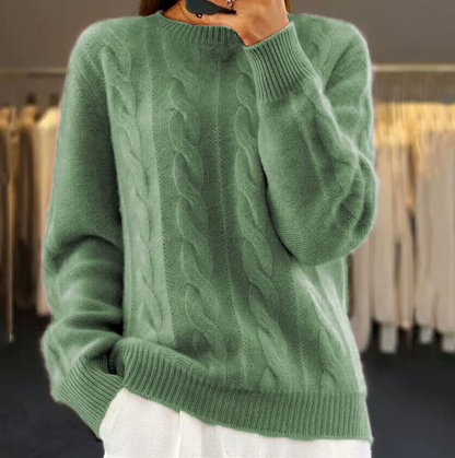 Warm knitted sweater