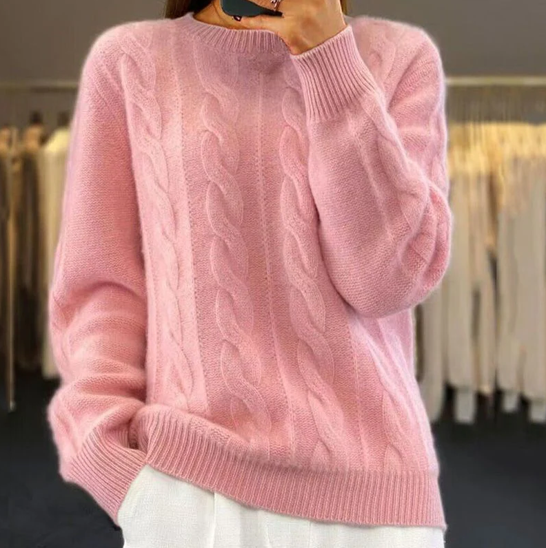 Warm knitted sweater