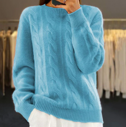 Warm knitted sweater