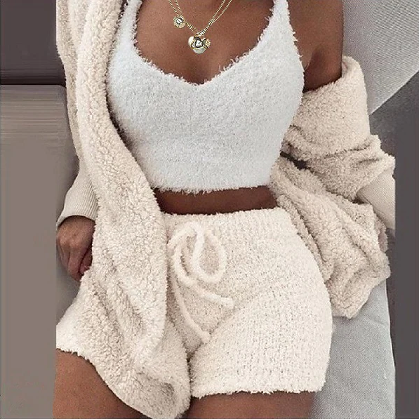 Jimenna - Cozy 3-Piece Sweater Set for Women