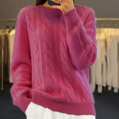 Warm knitted sweater