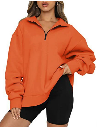 Charlotte - sweatshirt with collar for women